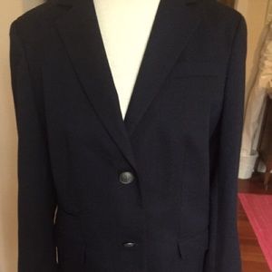 NWOT Lands End Blazer Size 8 Dark Navy